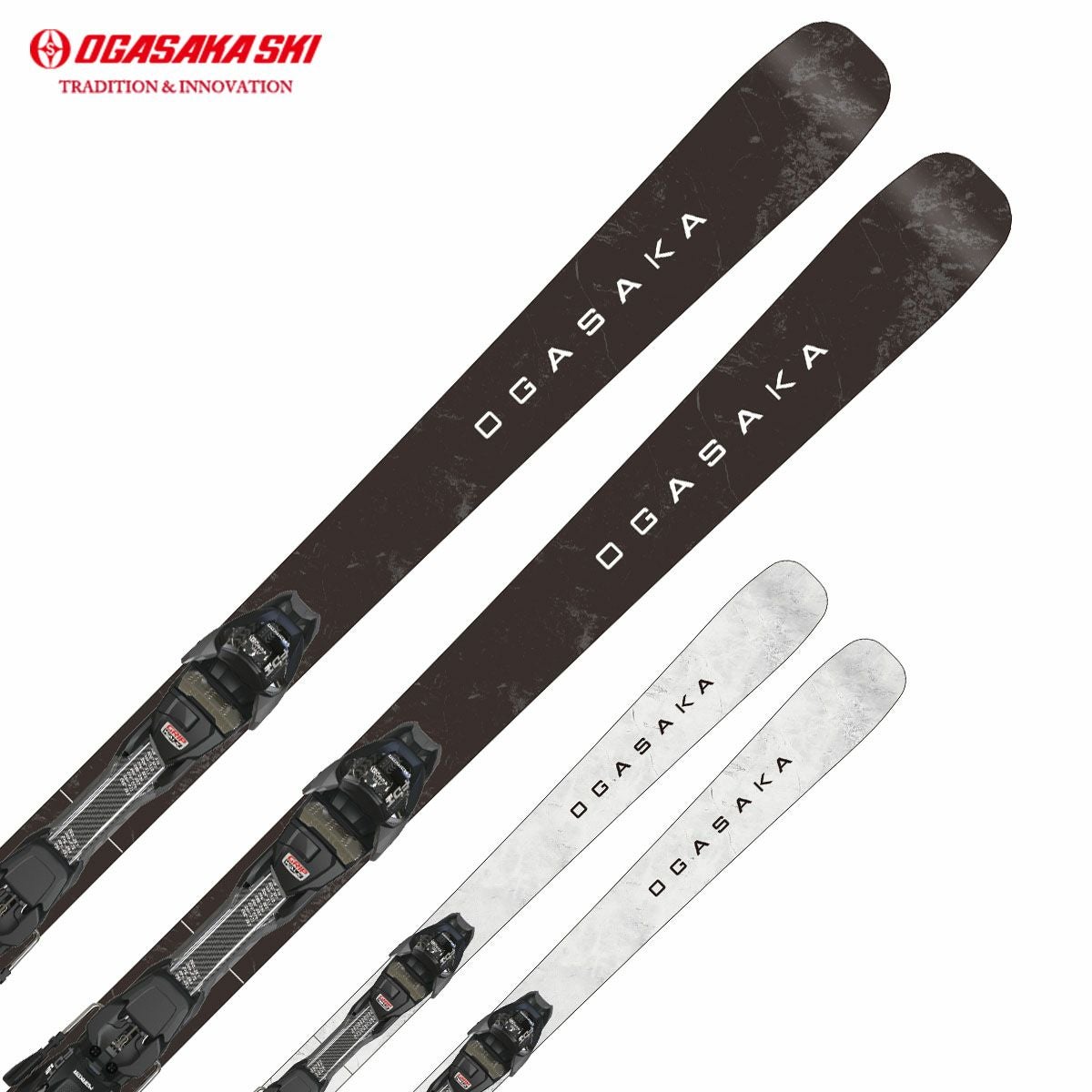 OGASAKA SKI ブラック ストック OGASAKA（オガサカ） バックカントリー ストック サイズ調整式 スキー