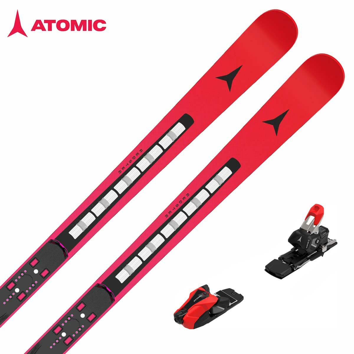Atomic Red GL スキー板と靴セット ATOMIC アトミック スキー板 キッズ ジュニア 2025 REDSTER GL + C 5