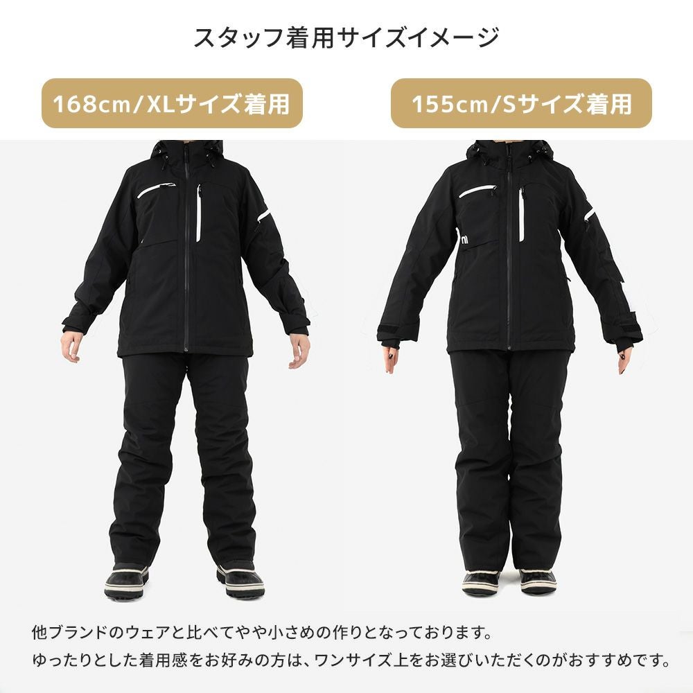 スキーウェア レディース 上下セット ハイブランドと同工場で安心の