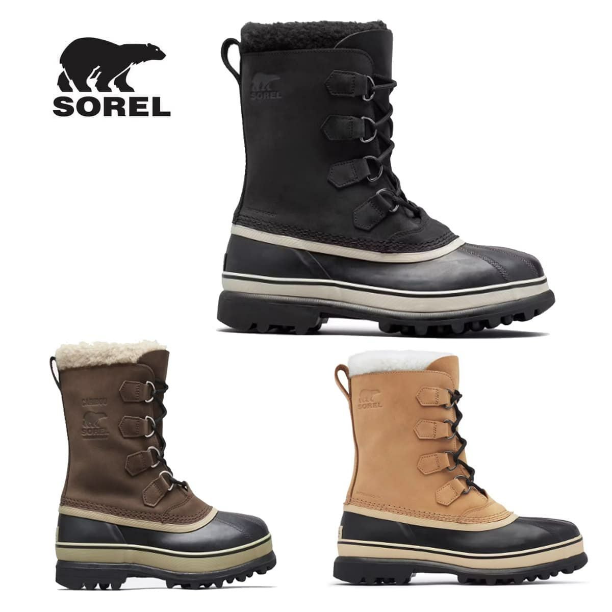 SOREL ソレル スノーシューズ スノーブーツ メンズ＜2026＞CARIBOU WP