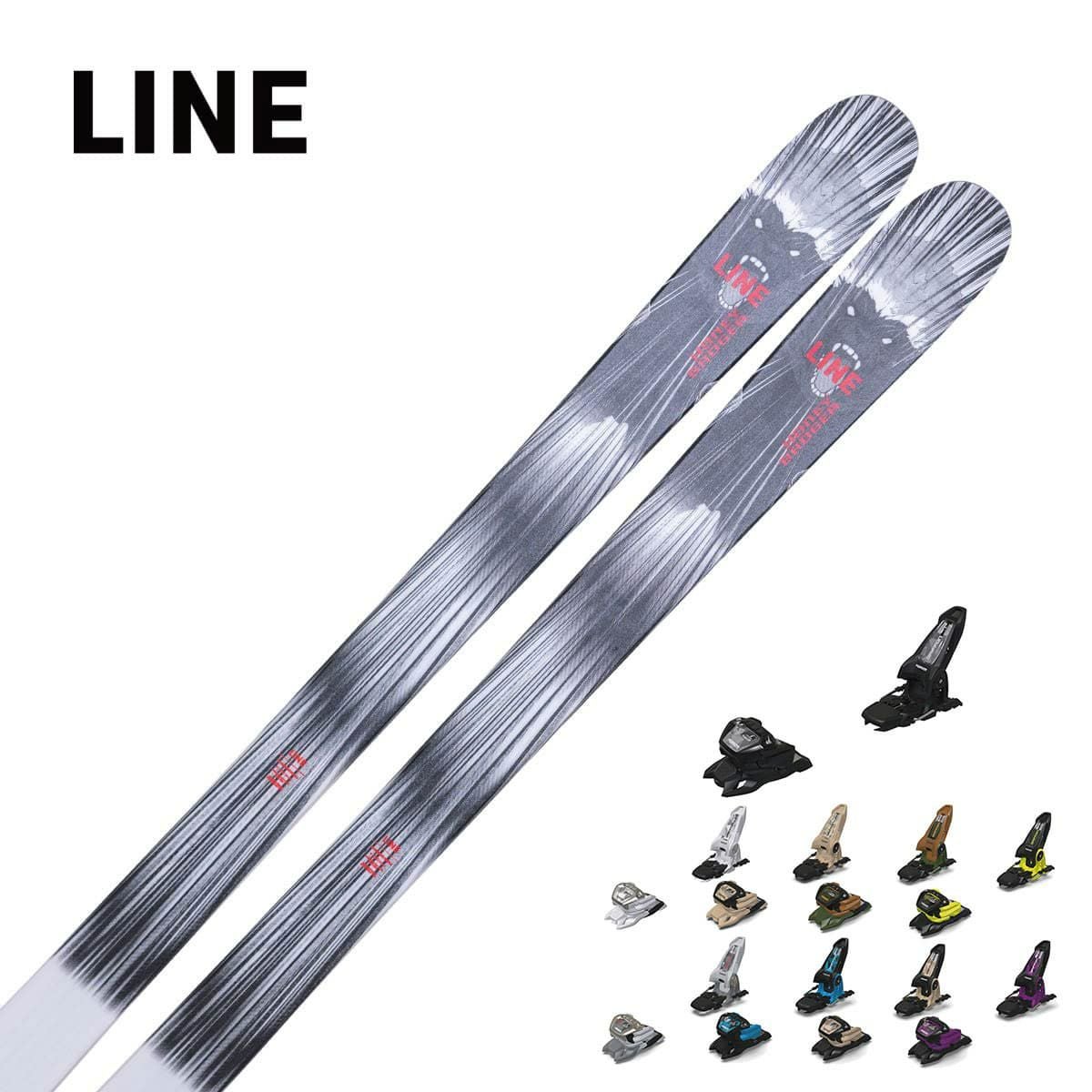 LINE スキー板 Markerバインディング付き LINE スキー板 ジュニア 2026 WALLISCH SHORTY + マーカー FDT 調整式