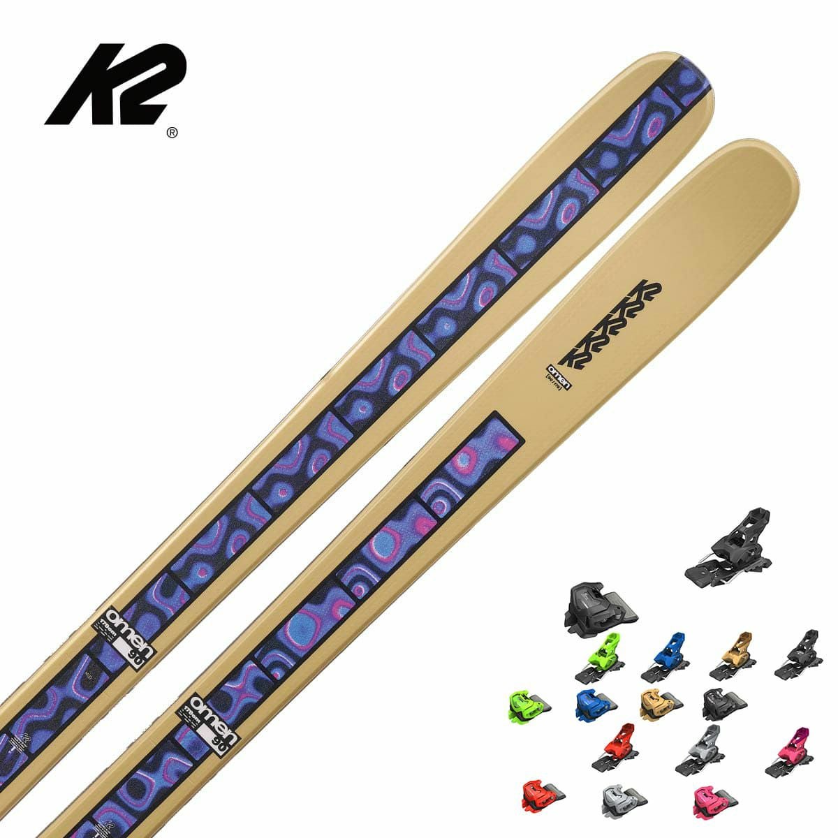 スキー板　149cm　ケーツー　ストック　セット K2 ケーツー スキー板 メンズ レディース＜2026＞OMEN 90 [KS250956] +