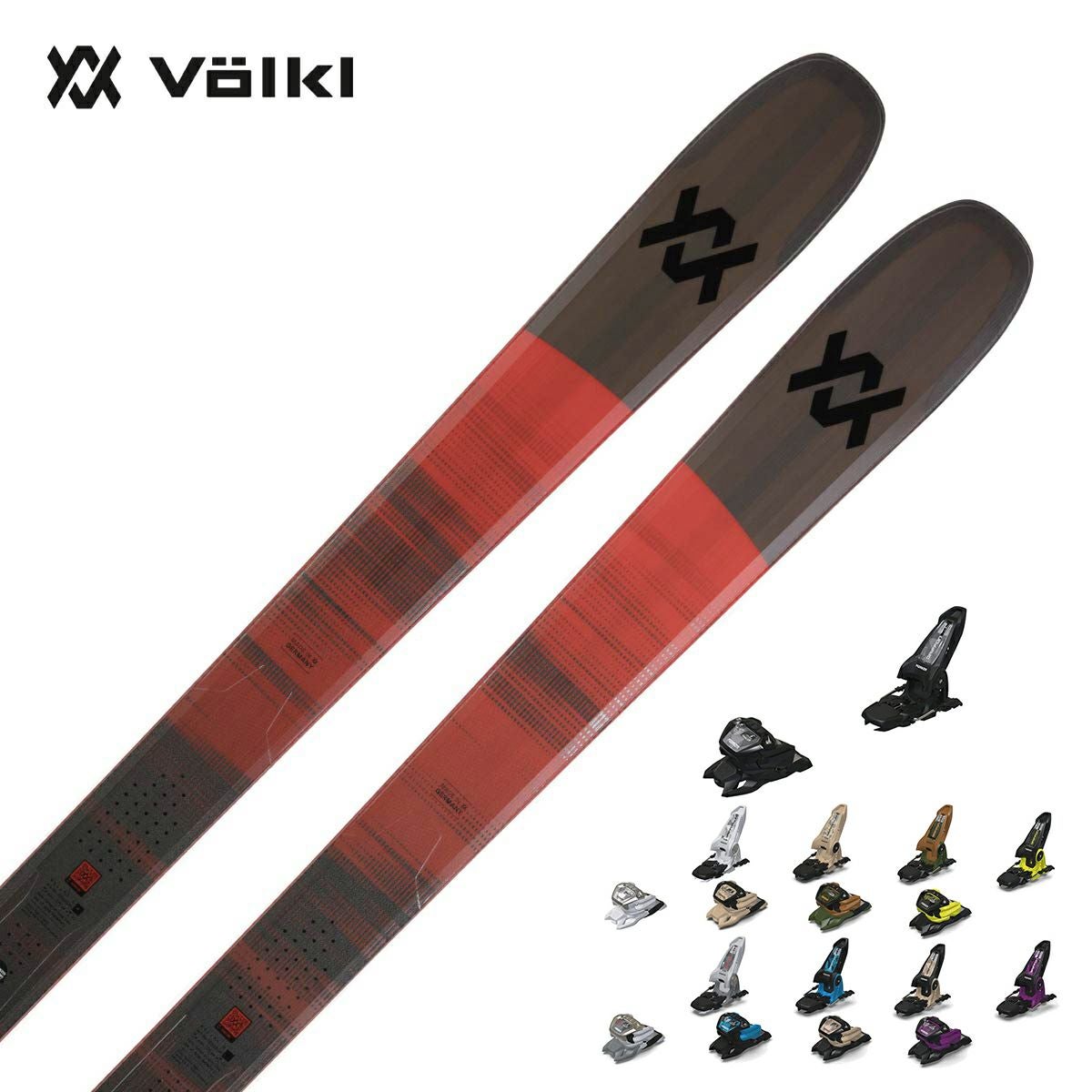 スキー板 ★ VOLKL ★ supersport ★ 175cm ★ マーカー金具付き ★ R15.9 ★ デモ 基礎 小〜中回り用 ★ オールラウンドモデル ★ フォルクル フォルクル(Volkl) スキー板 デモ・オールラウンド 2点セット