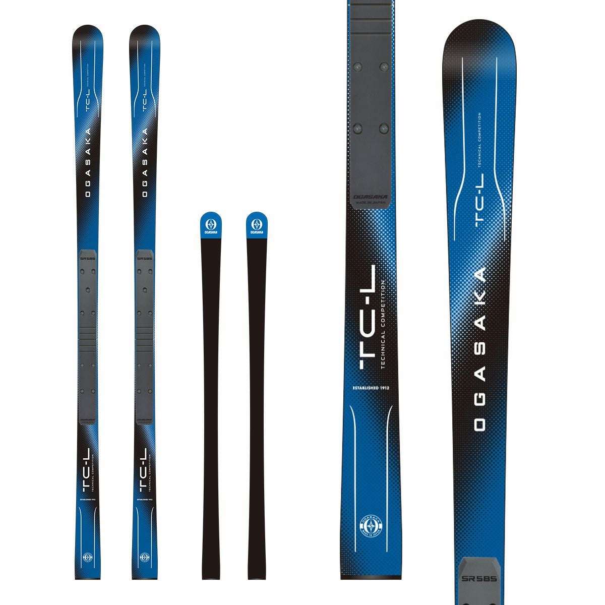 OGASAKA TC-L 183cm SR585 チロリア ST14付き OGASAKA オガサカ スキー板 メンズ レディース＜2026＞TC-S + SR585 +