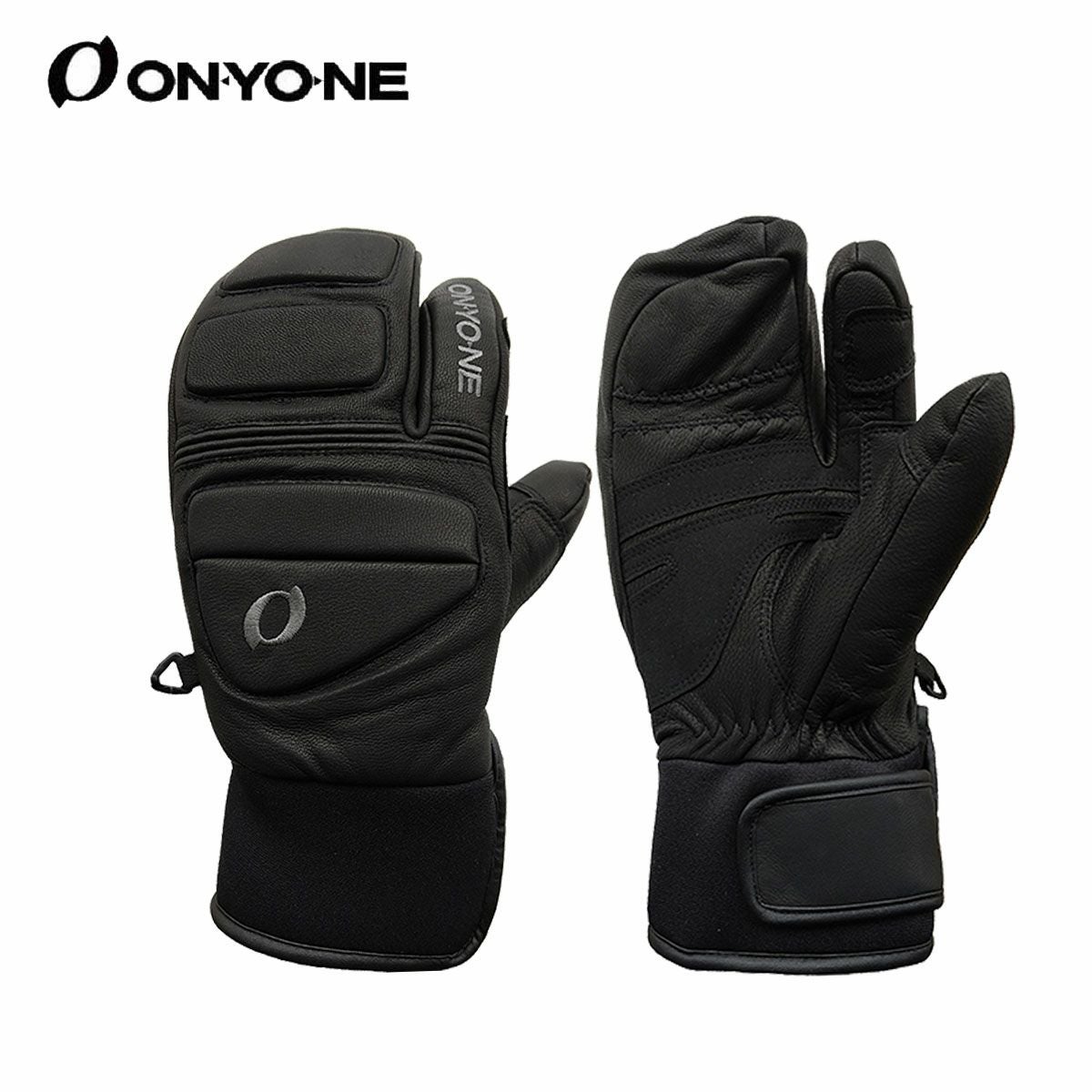 b25/26モデル 新品タグ付 ONYONE オンヨネ ミトンタイプ グラブ L ONYONE オンヨネ スキーグローブ＜2025＞ONA93002 /LEATHER GLOVE なら