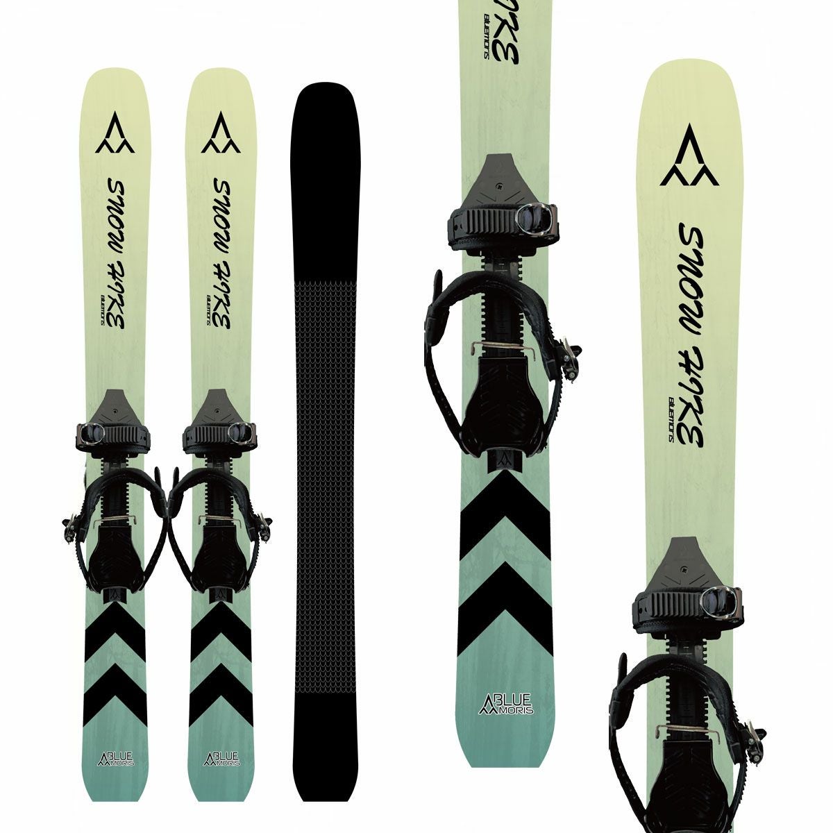  HIKE/Bluemoris×秀岳荘/スキー板/128cm Bluemoris ブルーモリス スキー板 メンズ レディース ＜2024＞ SNOW