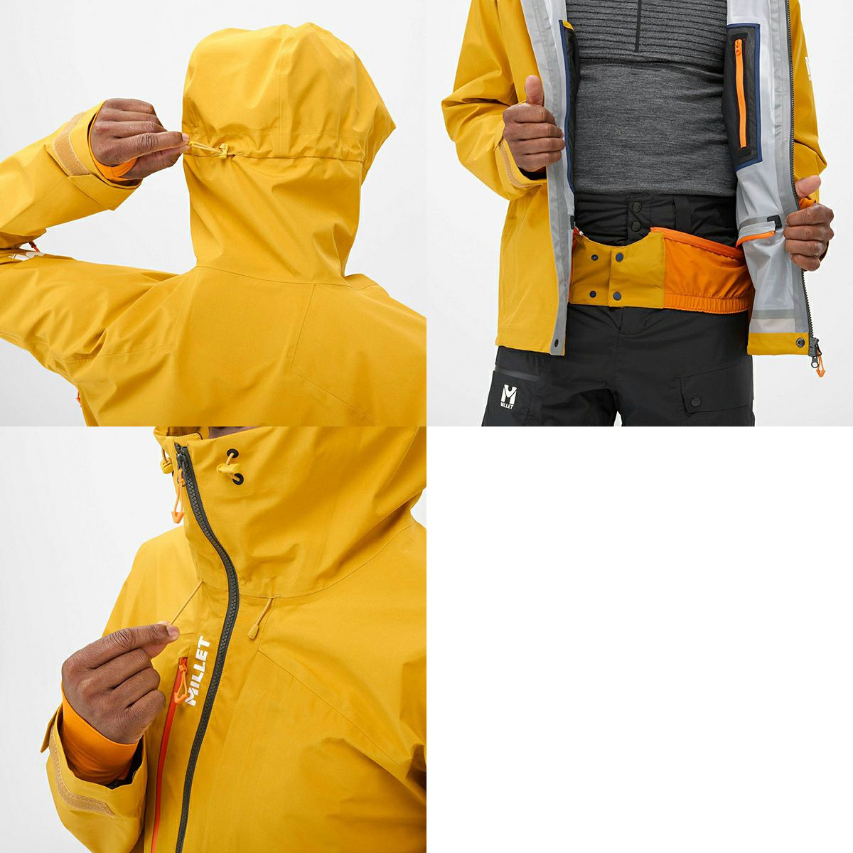 MILLET MOUNTAIN サイズ L , COLOR HONEY MUSTARD MILLET（ミレー） 10％OFF[2024秋冬新作] マウンテンパーカー MILLET