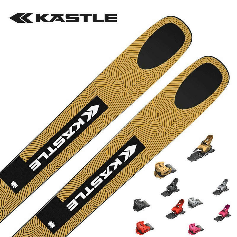 KASTLE �P�X���[ �X�L�[�� �����Y ���f�B�[�X 2025 ZX 108 AZ10823 + �`�����A ATTACK 14 GW �r���f�B���O �Z�b�g ��t����