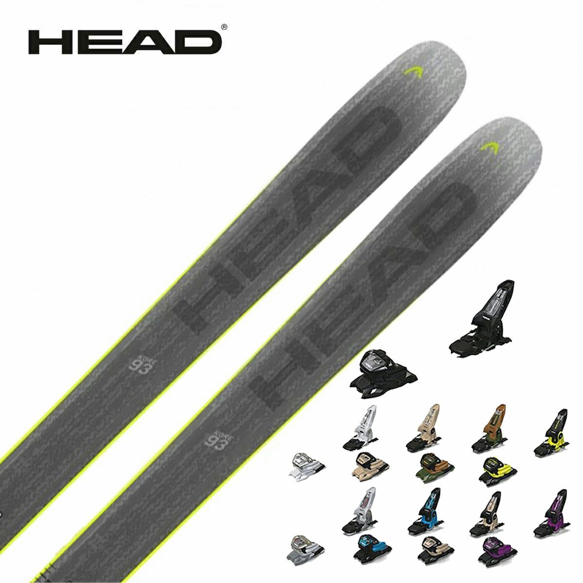 名機HEADヘッドKORE93 180cm&attack11GWセット HEAD ヘッド スキー板 メンズ レディース 2025 KORE 93 [315444] +