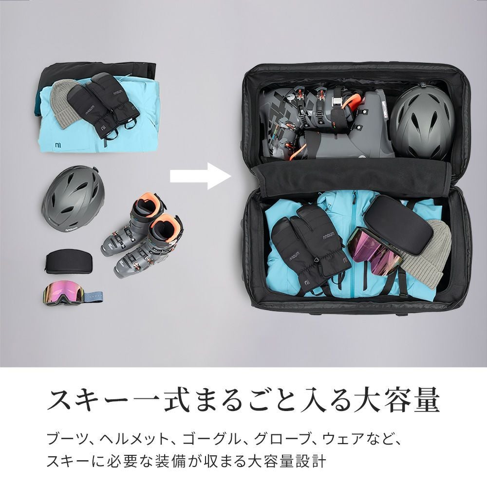 NNOUM ノアム 2027 キャスター付きバック NN25FKCB01 Carry Bag 100L