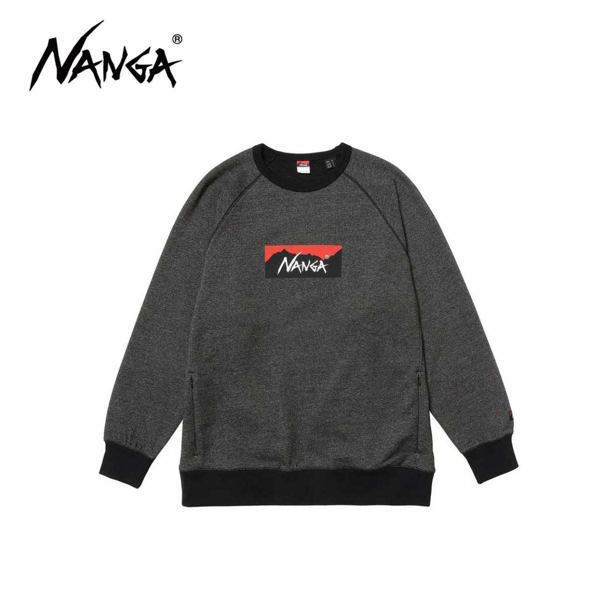 NANGA ナンガ スキー スウェット メンズ＜2025＞ ECO HYBRID BOX LOGO
