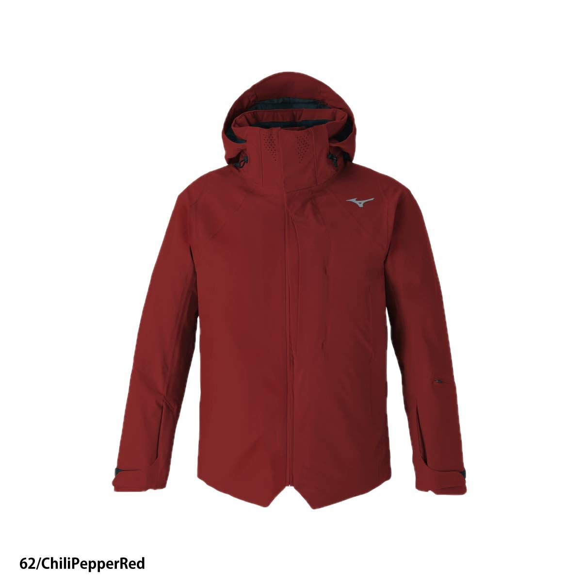 Mizuno スキー用フード付きジャケット 赤/茶色 早期予約】MIZUNO ミズノ スキーウェア ジャケット メンズ レディース