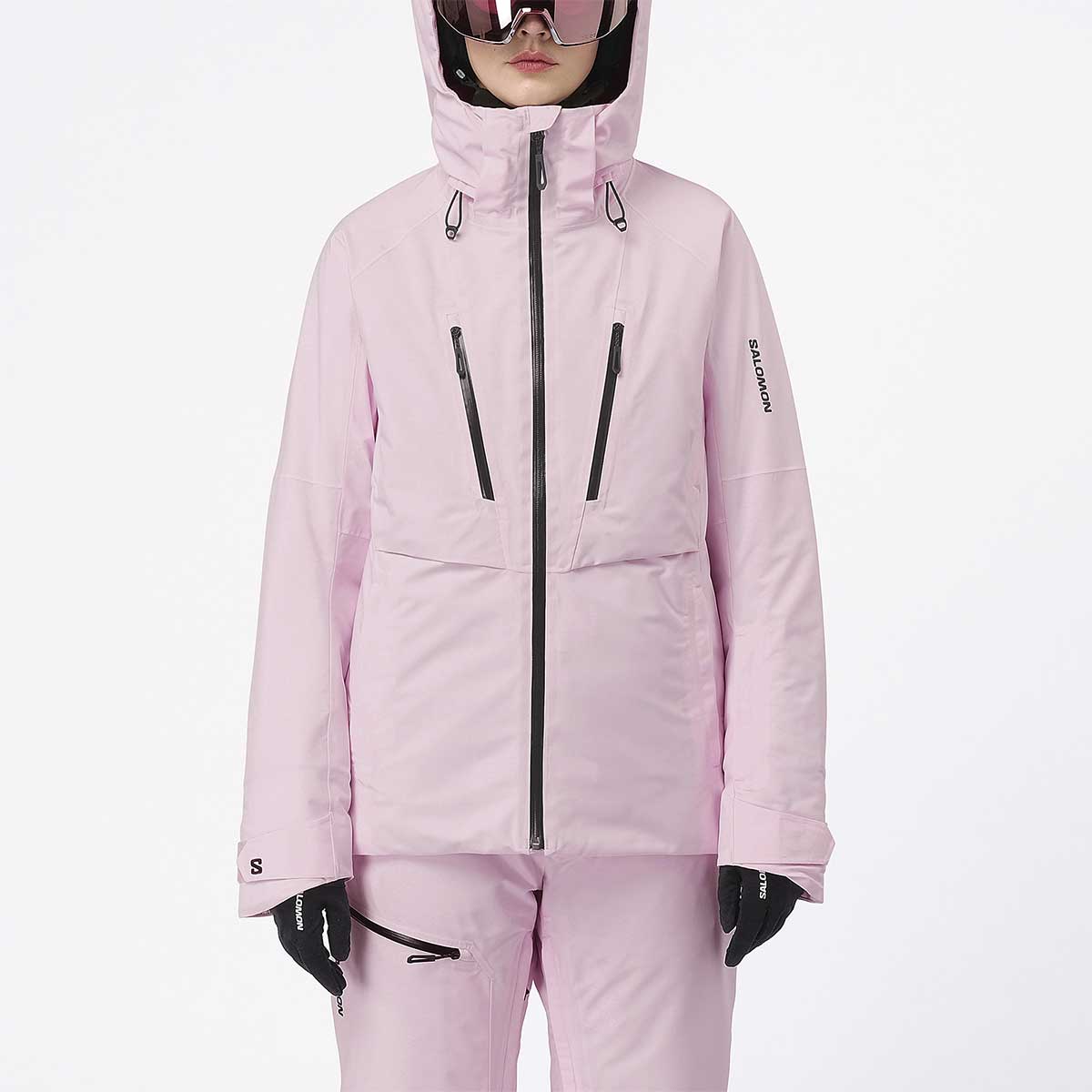 Salomon スキーウェア ピンク 女性用 早期予約】SALOMON サロモン スキーウェア ジャケット レディース