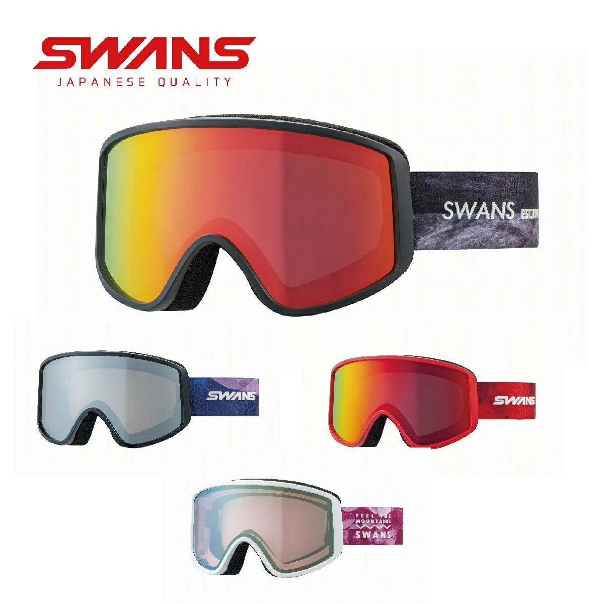 HAYASHI　スワンズ　スノーゴーグル リッジライン SWANS（スワンズ） ゴーグル SWANS RIDGELINE リッジライン [25-26
