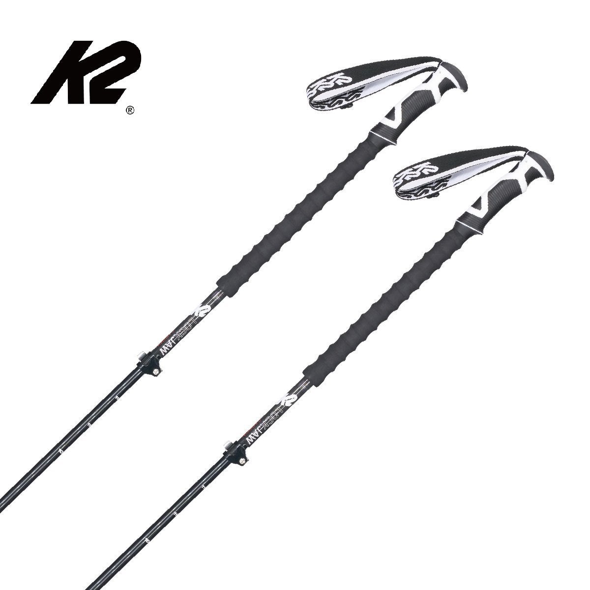 スキー ポール ストック 伸縮式 K2 ケーツー＜2027＞LOCKJAW CARBON