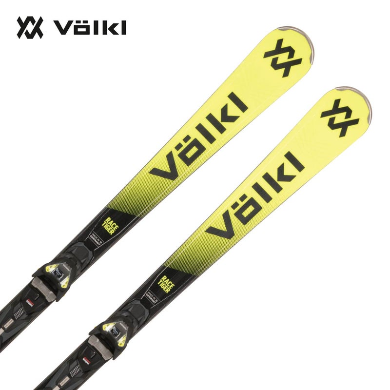 VOLKL �t�H���N�� �X�L�[�� �����Y ���f�B�[�X��2027��RACETIGER SC YELLOW / [V2610008.000] + VMOTION + VMOTION 12 YELLOW 90MM �r���f�B���O �Z�b�g ��t����