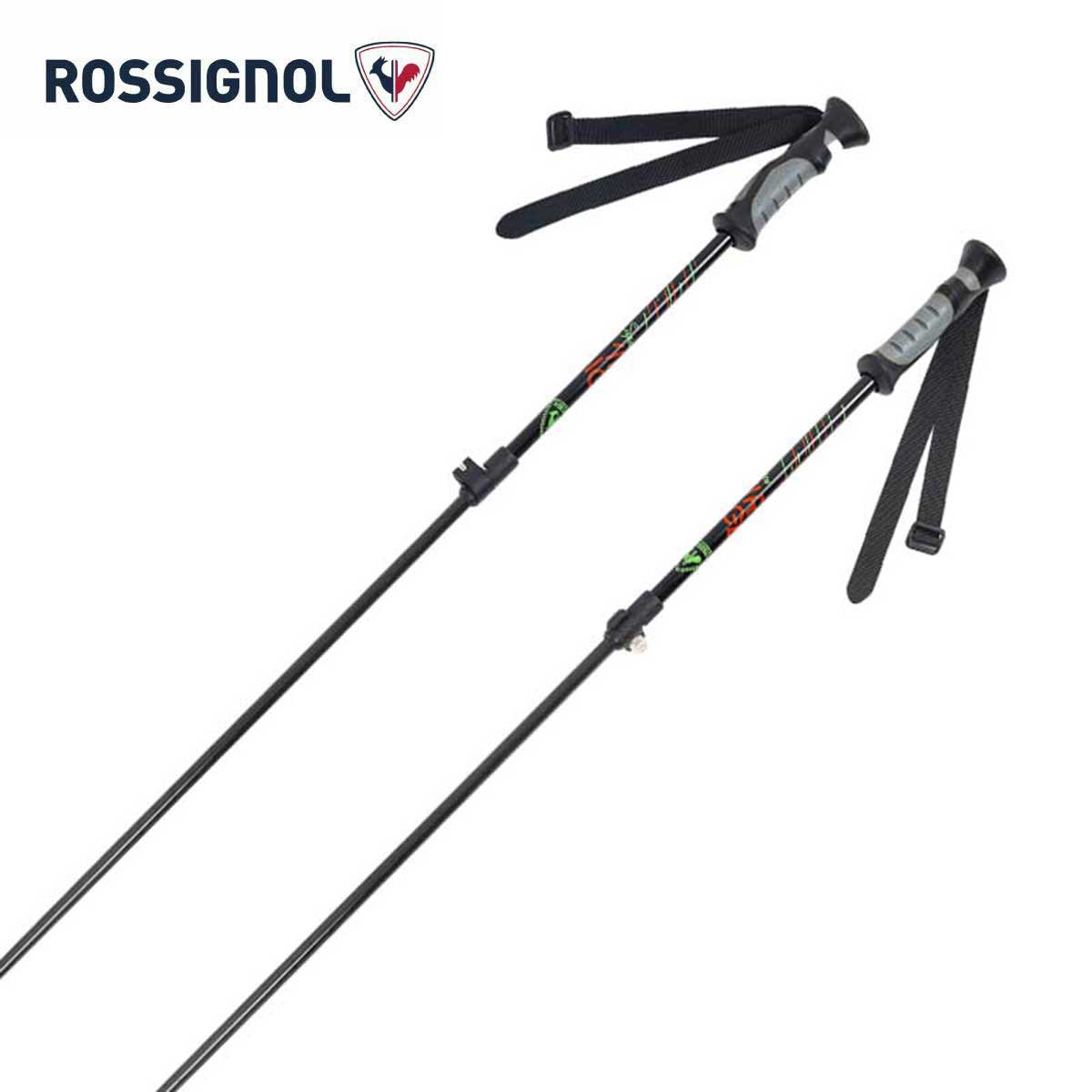 ロシニョール150cm 、ケルマ伸縮ポール〜105cm 早期予約】ROSSIGNOL ロシニョール スキーポール ストック メンズ