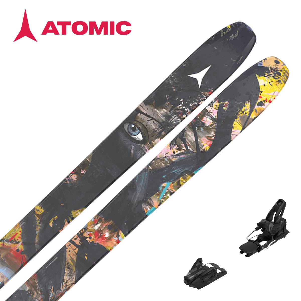 ATOMIC アトミック スキー板 2025 BENT 110 + アトミック WARDEN 13
