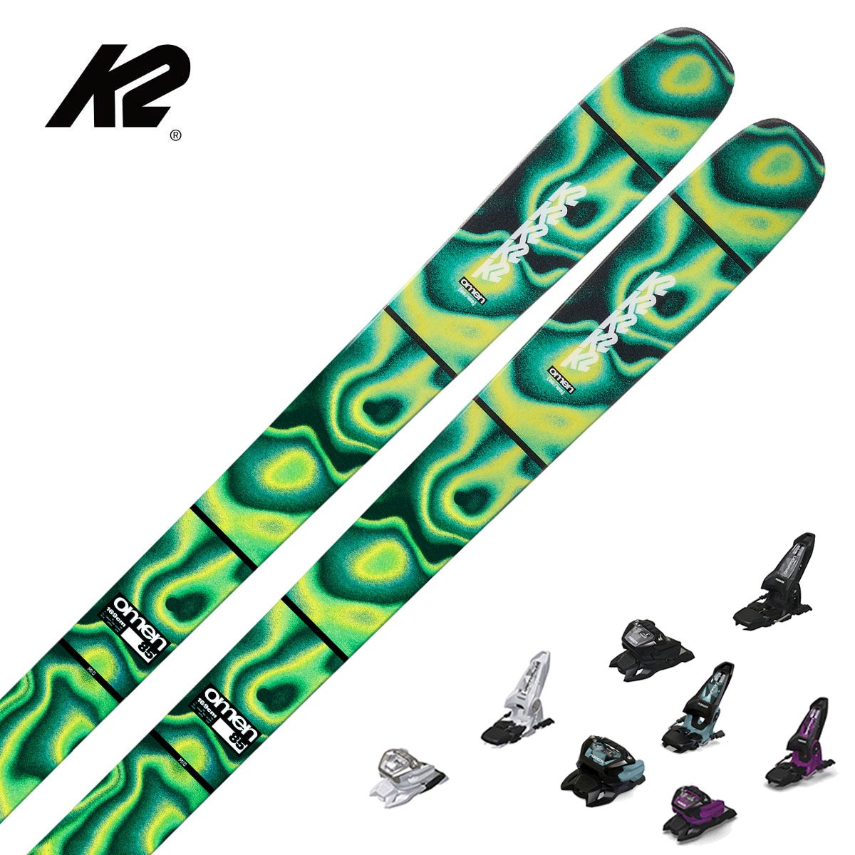 K2 ケーツー スキー板 メンズ レディース ＜2025＞ 244 + XCOMP 12 GW