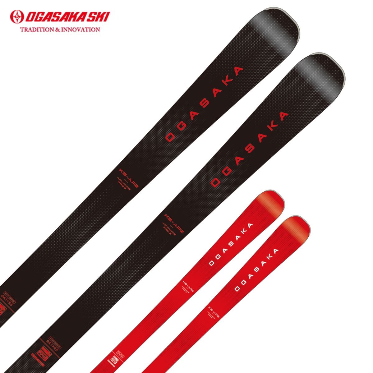 【美品】OGASAKA オガサカ Keo's 覇 スキー板 170cm OGASAKA オガサカ スキー板 ＜2025＞ KEO'S 〔ケオッズ〕KS-XX【板のみ