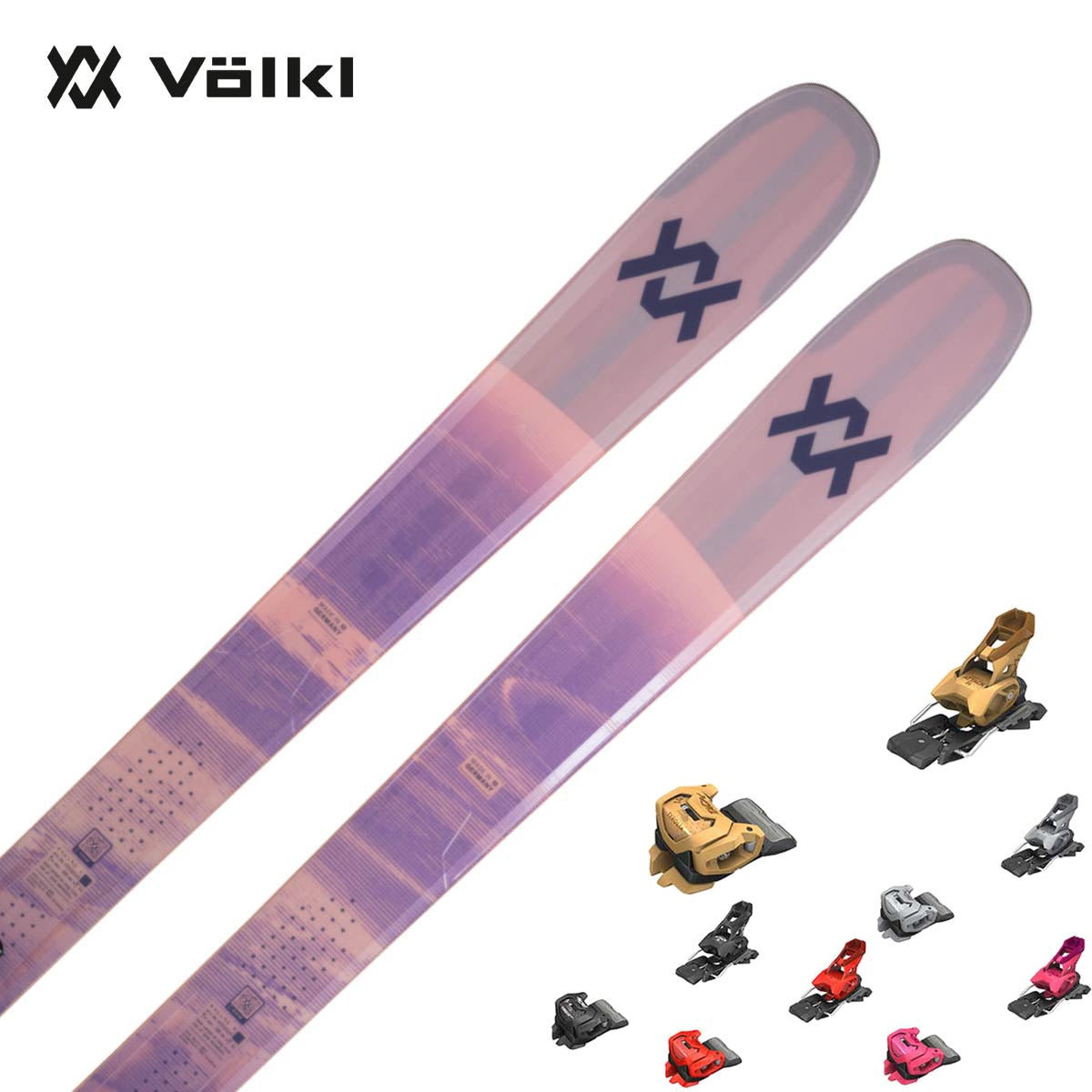 ■■送料無料■VOLKL■女性用スキーフルセット■板148靴24.5■メンテ付■ VOLKL フォルクル スキー板 メンズ レディース＜2027＞BLAZE 94 BLACK
