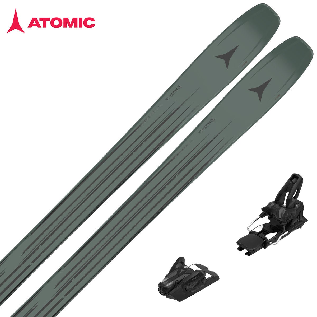 ATOMIC159cmHEAD26/26.5cmストック115cmスキーセット ATOMIC アトミック スキー板 メンズ レディース＜2026＞Maverick 115