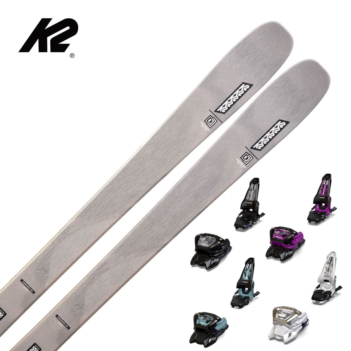 K2 ケーツー スキー板 メンズ レディース ＜2025＞ 244 + XCOMP 12 GW