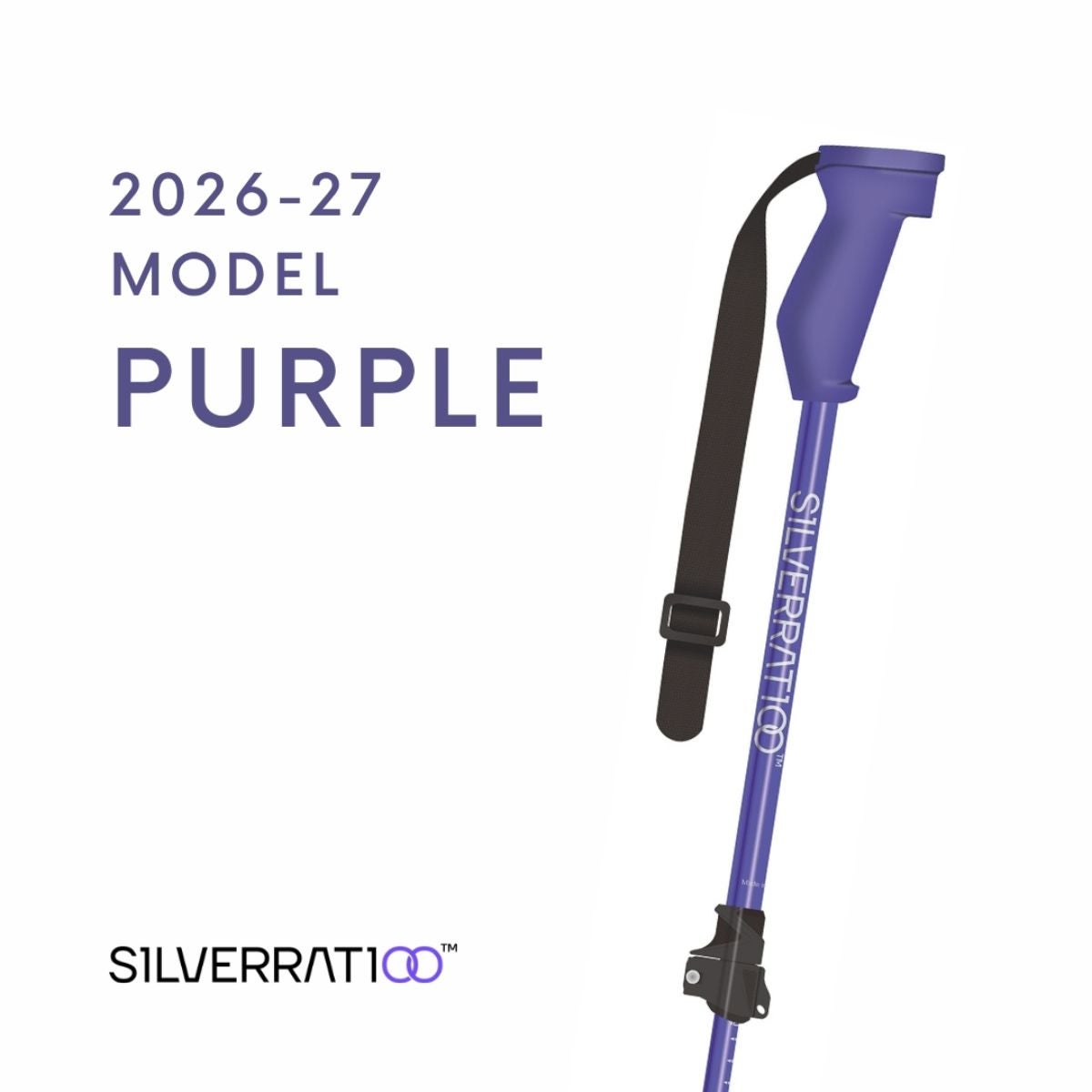 S1LVERRAT1OO シルバーラティオ スキー ポール ストック＜2027