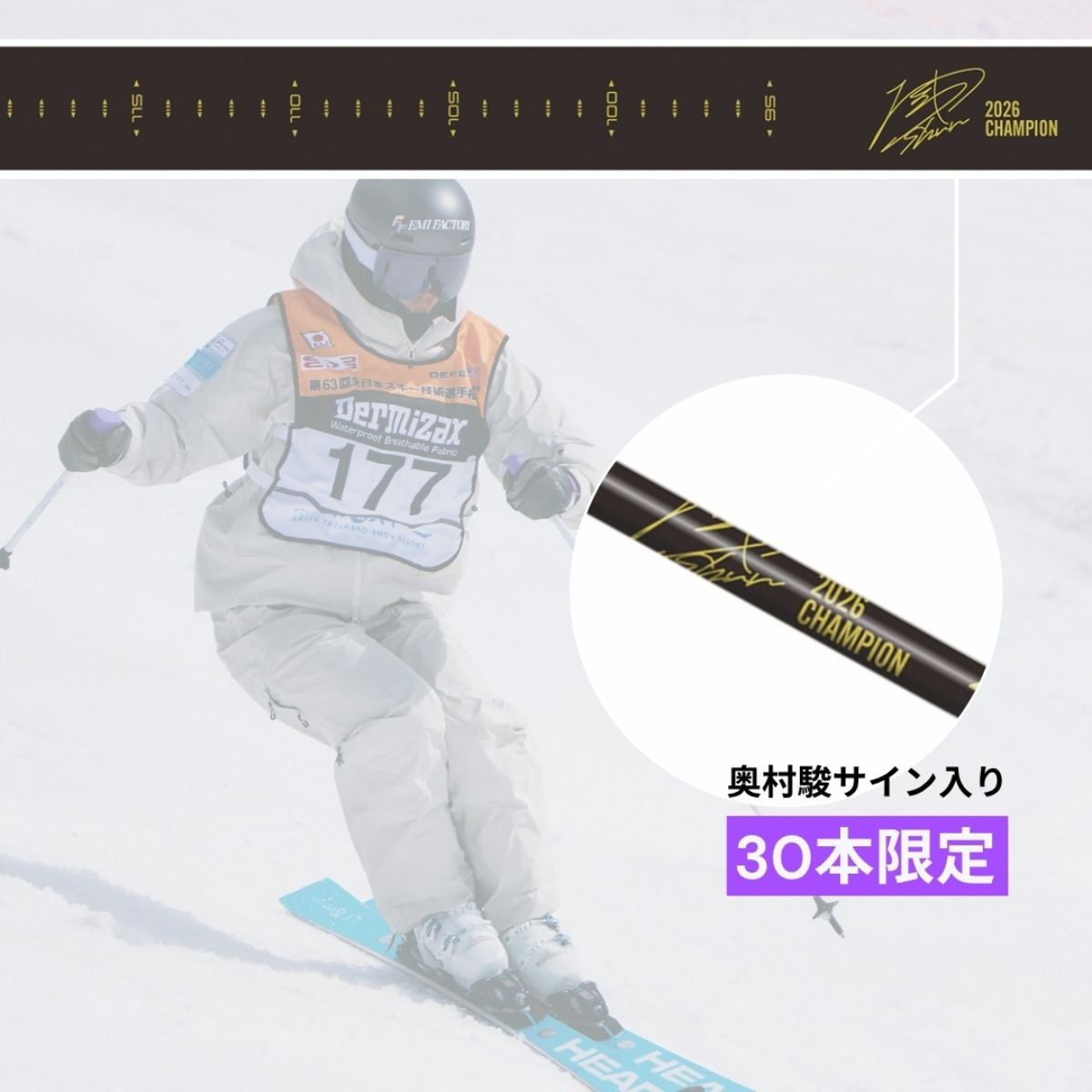 S1LVERRAT1OO シルバーラティオ スキー ポール ストック＜2027