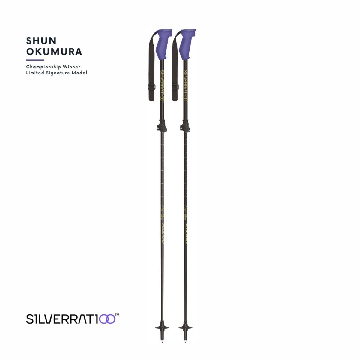 S1LVERRAT1OO シルバーラティオ スキー ポール ストック＜2027
