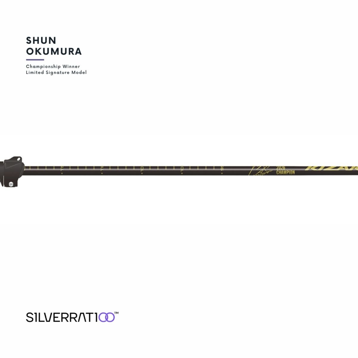 S1LVERRAT1OO シルバーラティオ スキー ポール ストック＜2027
