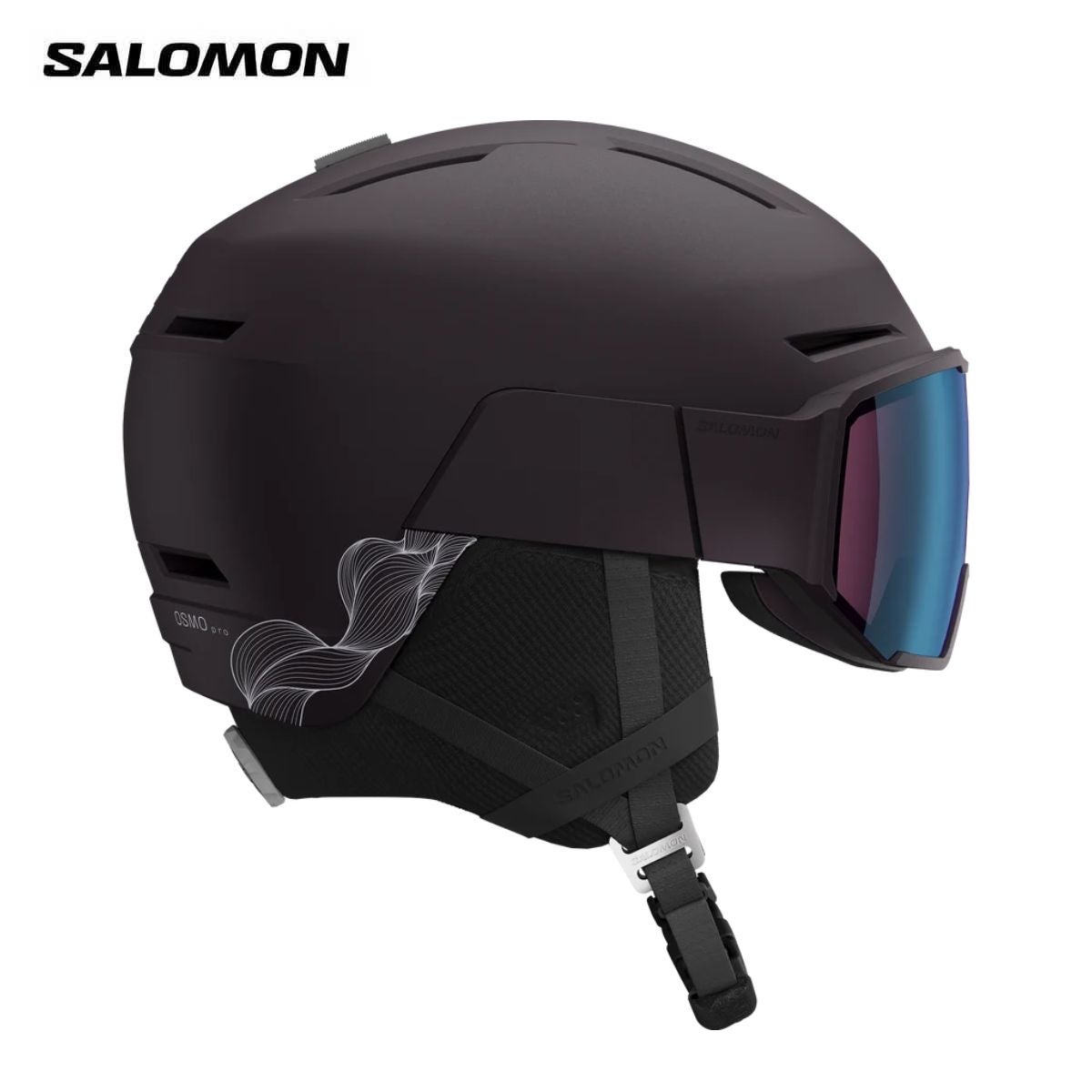 新品在庫処分SALOMON OSMOBLACKブラックバイザーヘルメット28%引 SALOMON サロモン スキーヘルメット メンズ レディース＜2026＞OSMO